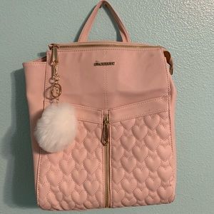 Blush Rampage Womens Heart Quilt Backpack